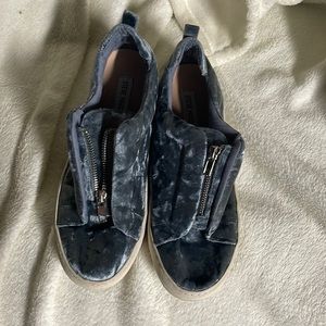 Blue Satin Steve Madden Shoes